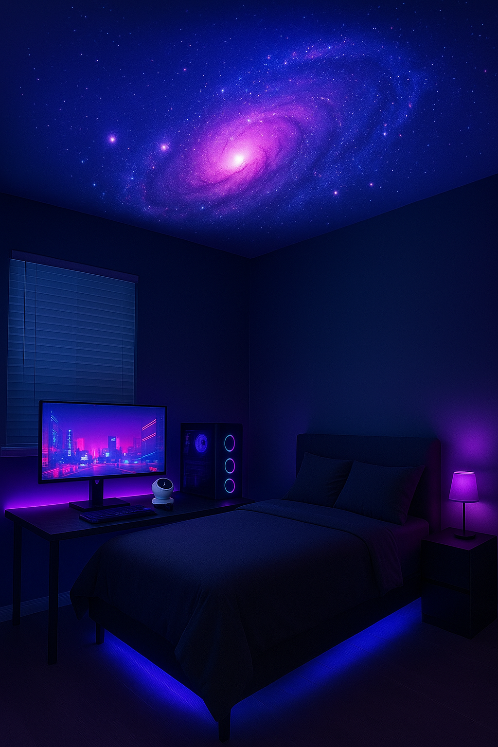 ⭐Glowify™ Projecteur Galaxy Pro – Voyage Immersif 3D & 12 Univers HD