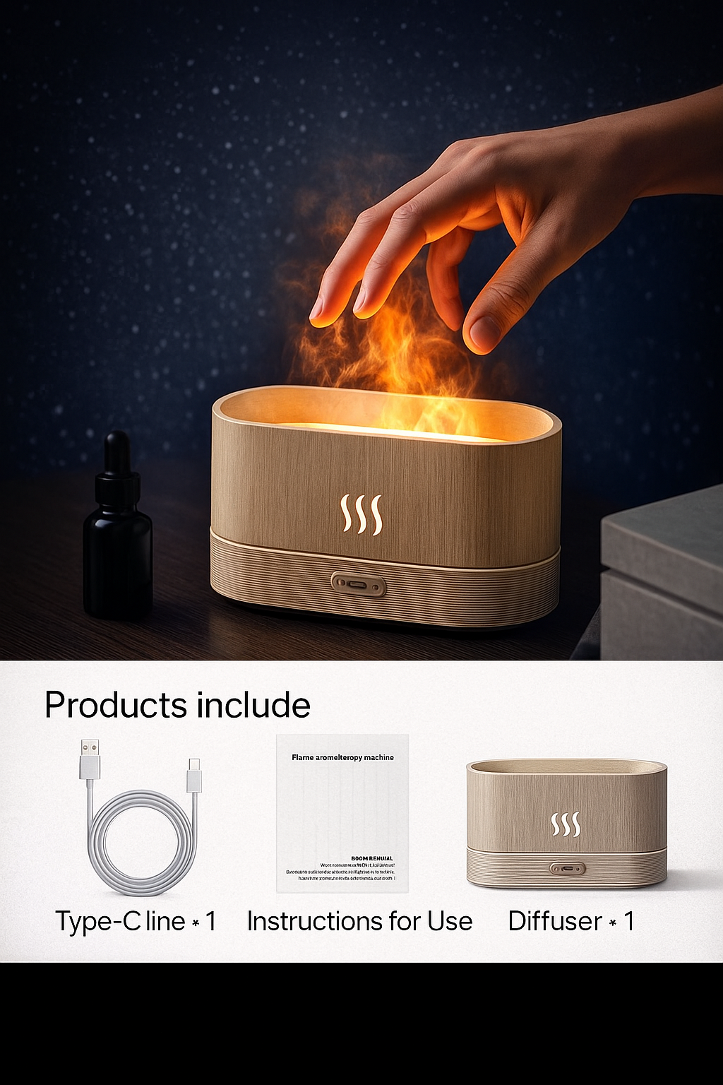 Glowify™ FireLamp™ – Lampe Effet Flamme Ultra Réaliste